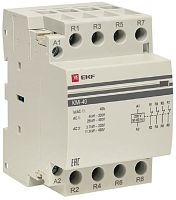 Контактор модульный EKF PROxima КМ 3п 4НЗ 40А 230В АС картинка